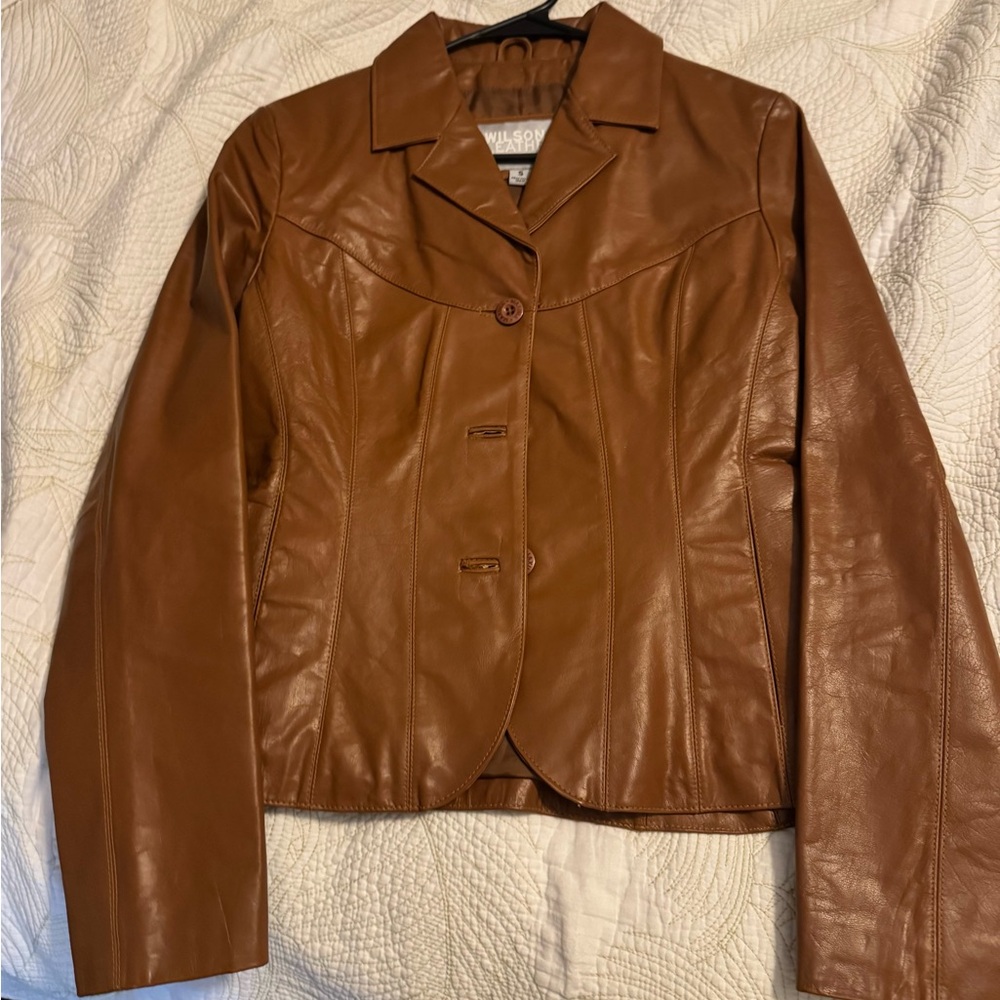 Wilsons Leather Tan Women's Jacket